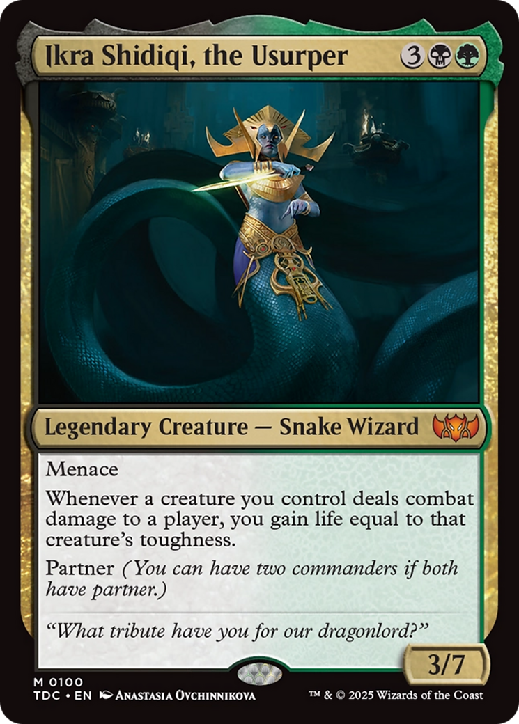 Ikra Shidiqi, the Usurper (100) - Commander: Tarkir: Dragonstorm