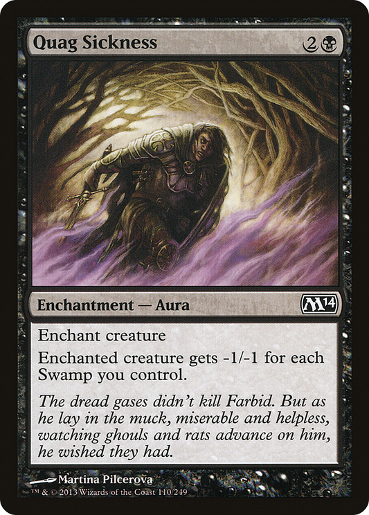 Quag Sickness [Magic 2014] Foil