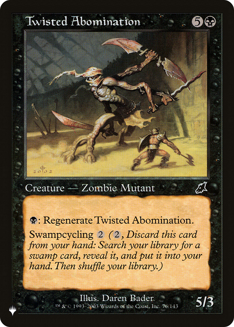 Twisted Abomination [The List] | Silver Goblin