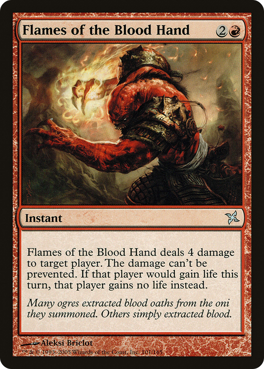 Flames of the Blood Hand [Betrayers of Kamigawa] Foil