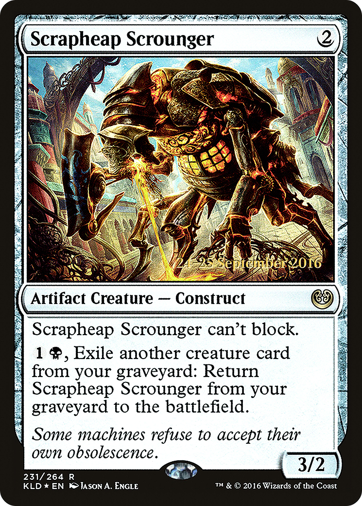 Scrapheap Scrounger [Kaladesh Prerelease Promos] | Silver Goblin