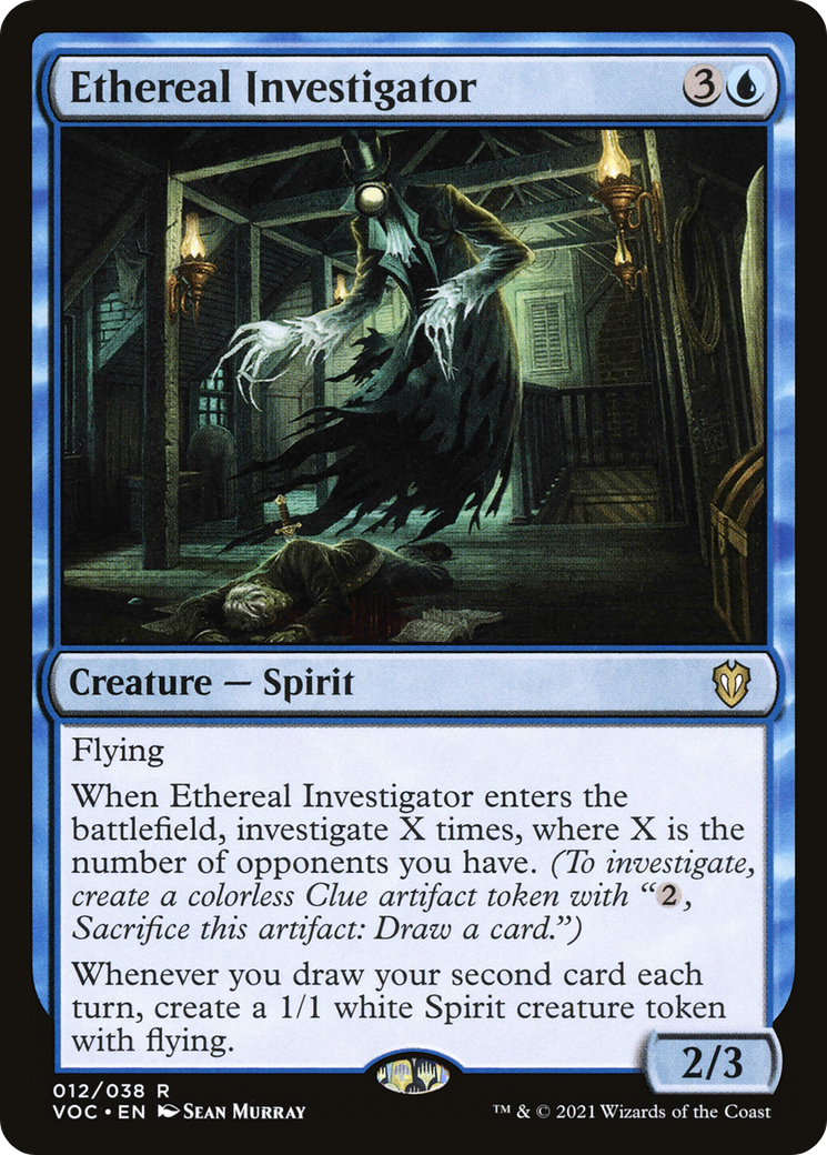 Ethereal Investigator [Innistrad: Crimson Vow Commander] | Silver Goblin