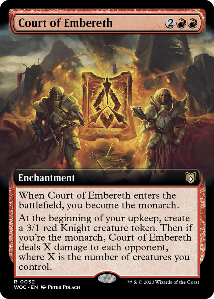 Court of Embereth (Extended Art) [Wilds of Eldraine Commander] | Silver Goblin