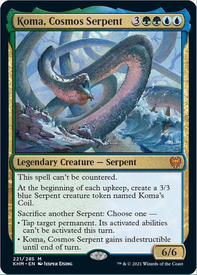 Koma, Cosmos Serpent [Kaldheim] | Silver Goblin