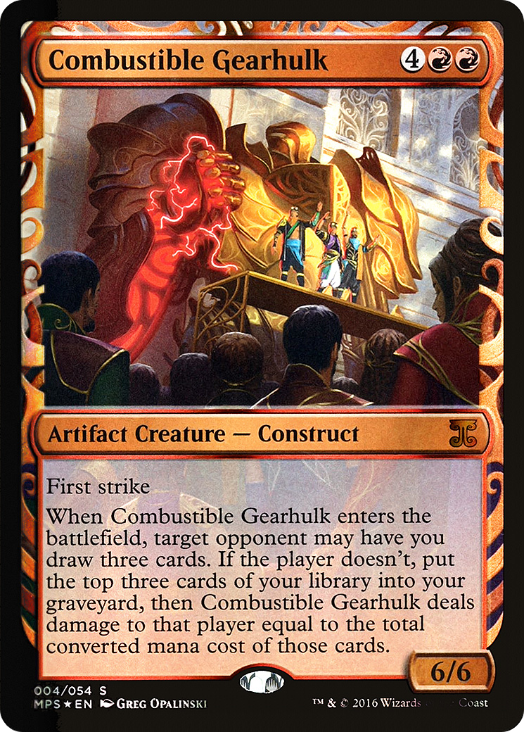 Combustible Gearhulk [Kaladesh Inventions] | Silver Goblin