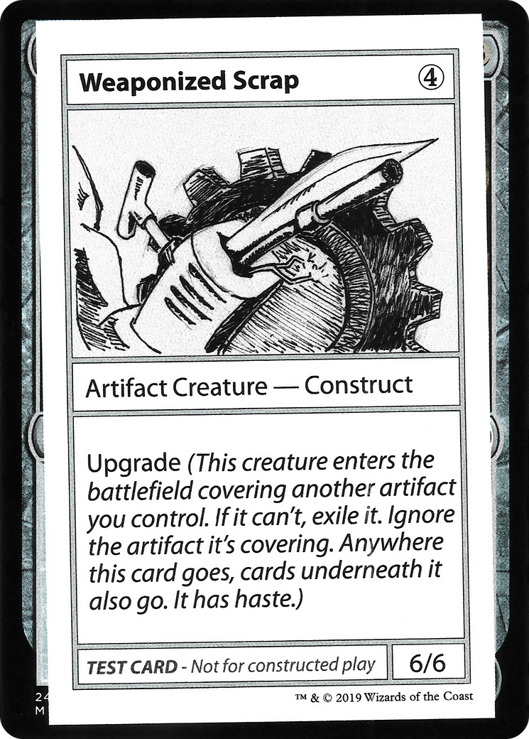 Weaponized Scrap (2021 Edition) [Mystery Booster Playtest Cards] | Silver Goblin