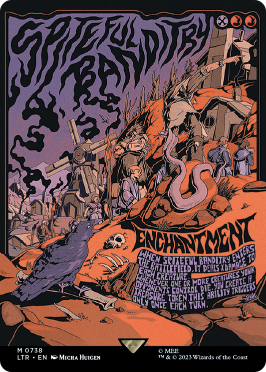 Spiteful Banditry (Borderless Poster) [The Lord of the Rings: Tales of Middle-Earth] Foil