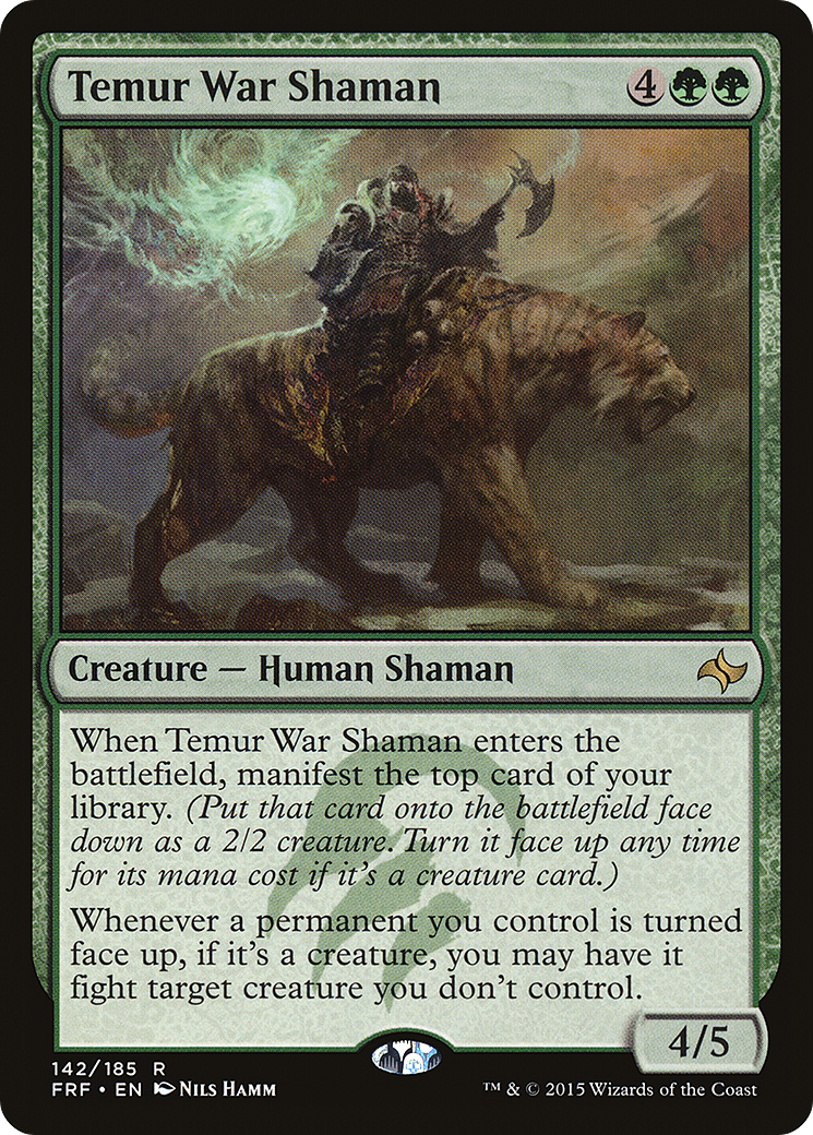 Temur War Shaman [Fate Reforged] | Silver Goblin