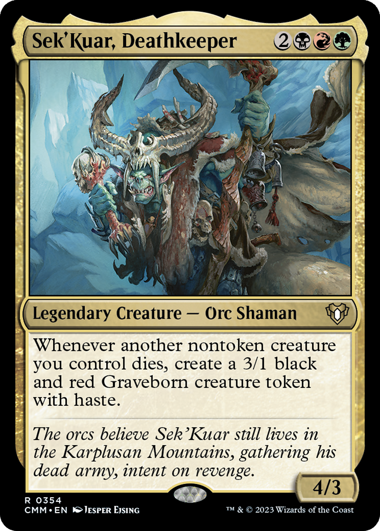 Sek'Kuar, Deathkeeper [Commander Masters] | Silver Goblin