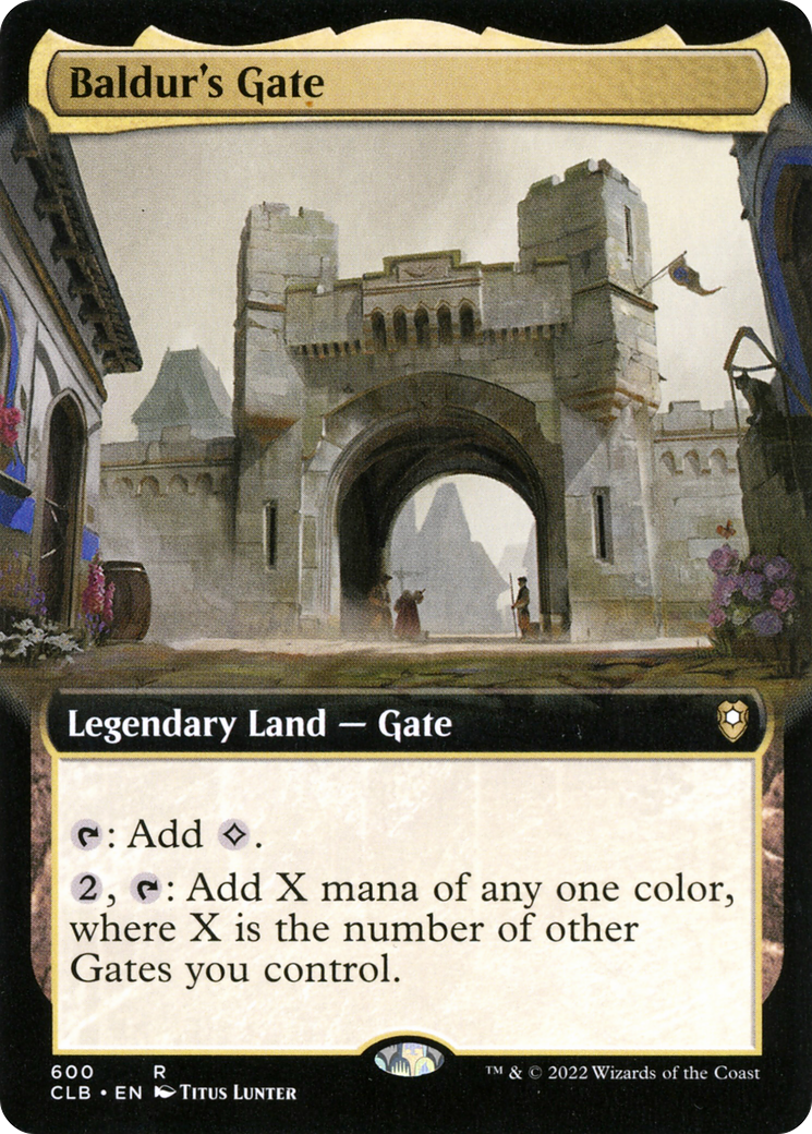 Baldur's Gate (Extended Art) [Commander Legends: Battle for Baldur's Gate] | Silver Goblin