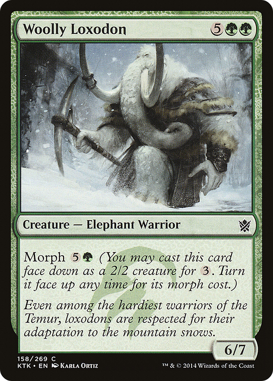 Woolly Loxodon [Khans of Tarkir] Foil