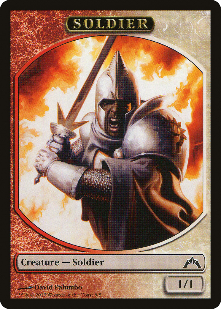 Soldier Token [Gatecrash Tokens] | Silver Goblin