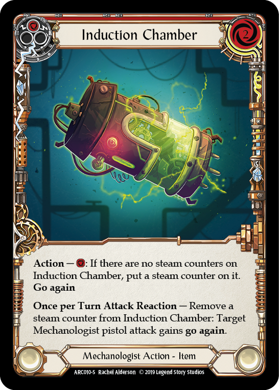 Induction Chamber [ARC010-S] (Arcane Rising)  1st Edition Rainbow Foil | Silver Goblin