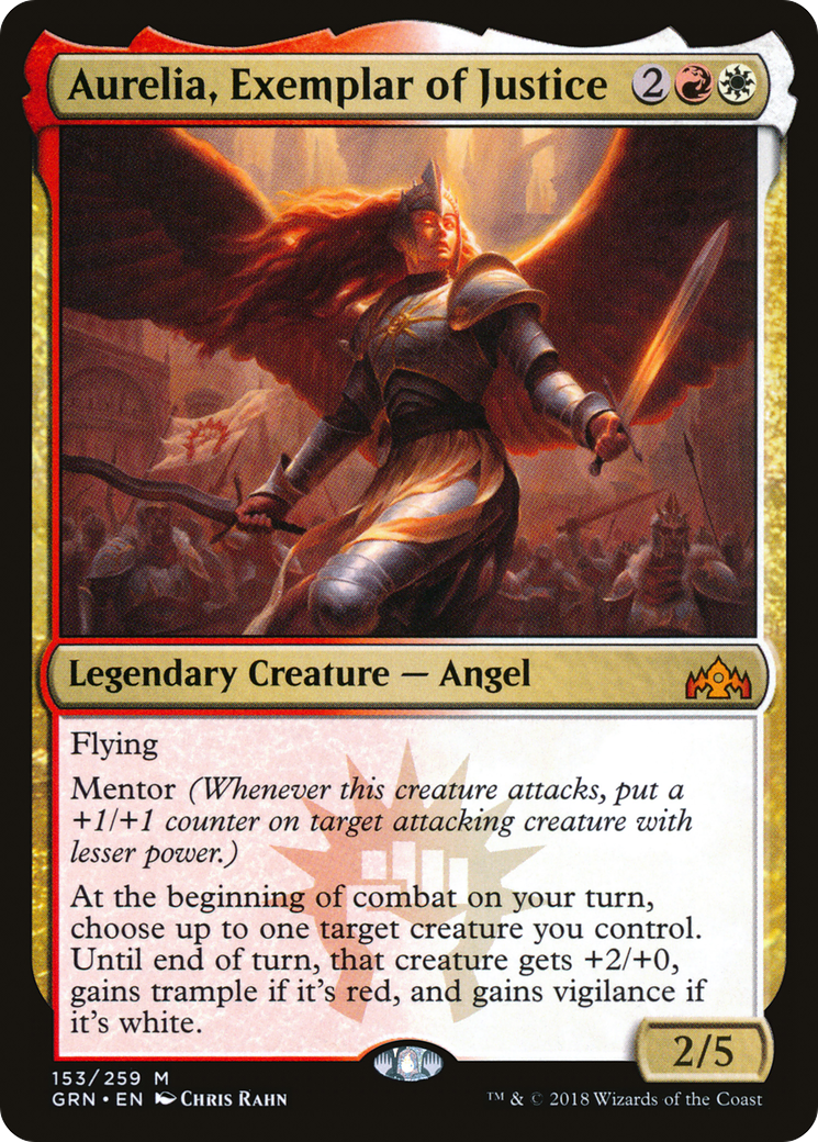 Aurelia, Exemplar of Justice [Guilds of Ravnica] Foil