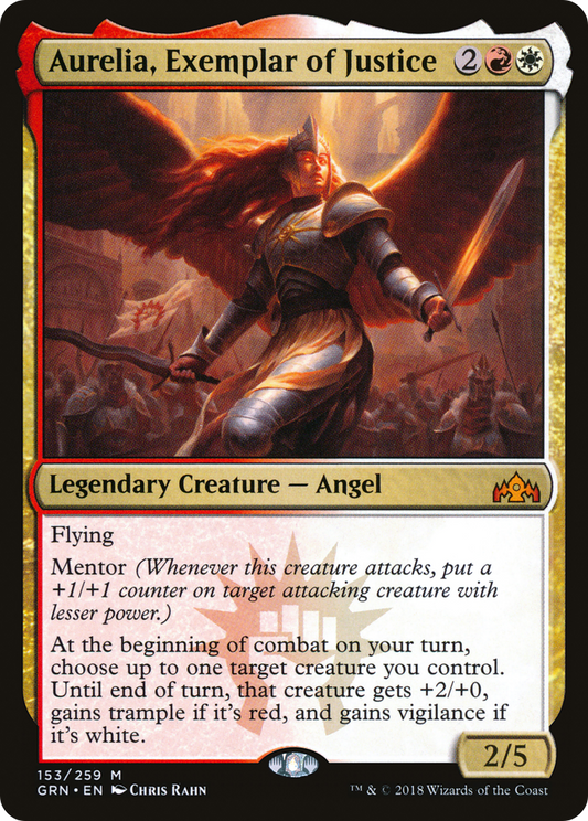 Aurelia, Exemplar of Justice [Guilds of Ravnica] Foil