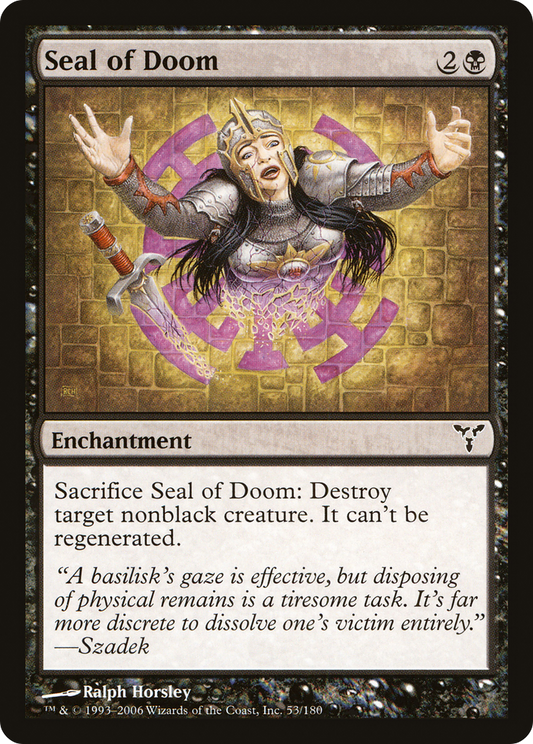 Seal of Doom [Dissension] Foil