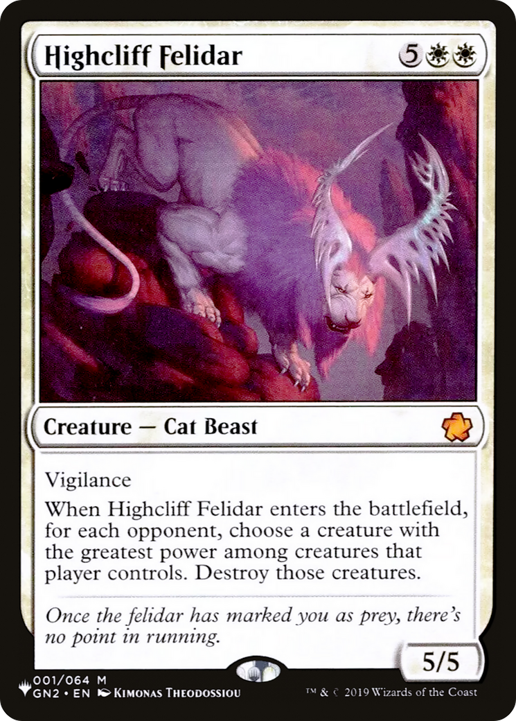 Highcliff Felidar [The List] | Silver Goblin