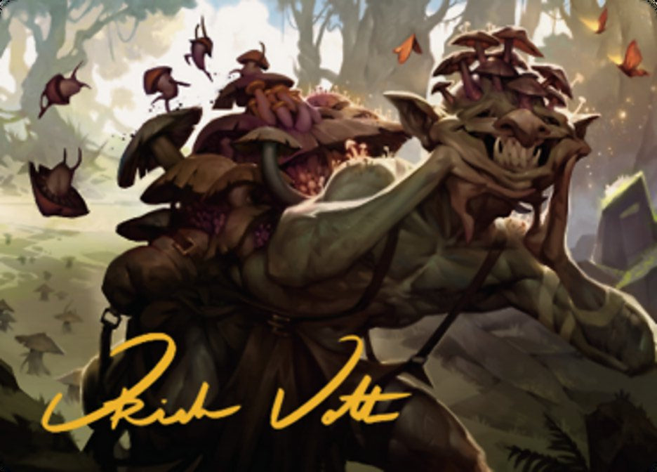 Sprouting Goblin Art Card (Gold-Stamped Signature) [Dominaria United Art Series]