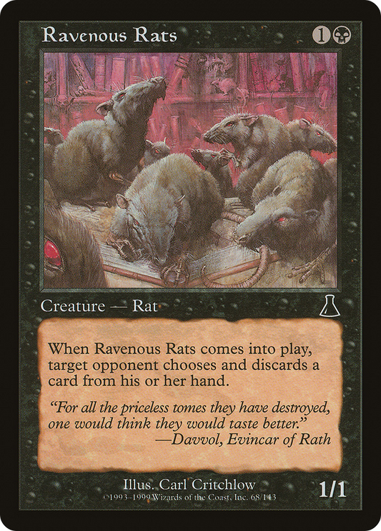 Ravenous Rats [Urza's Destiny]