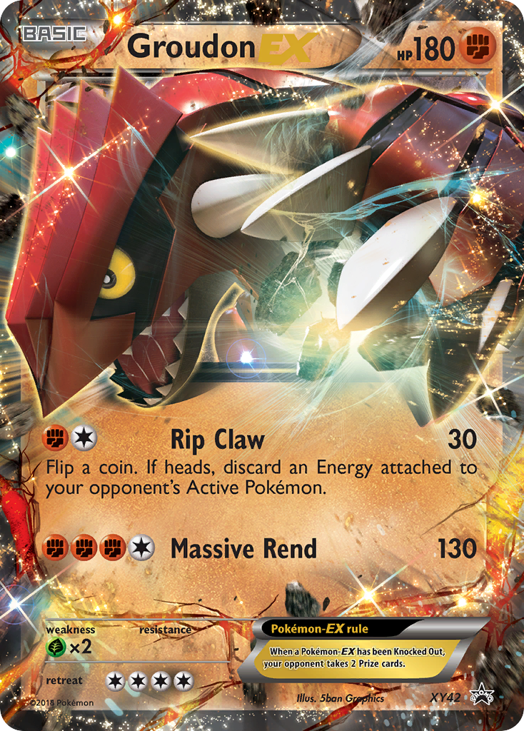 Groudon EX (XY42) [XY: Black Star Promos] | Silver Goblin