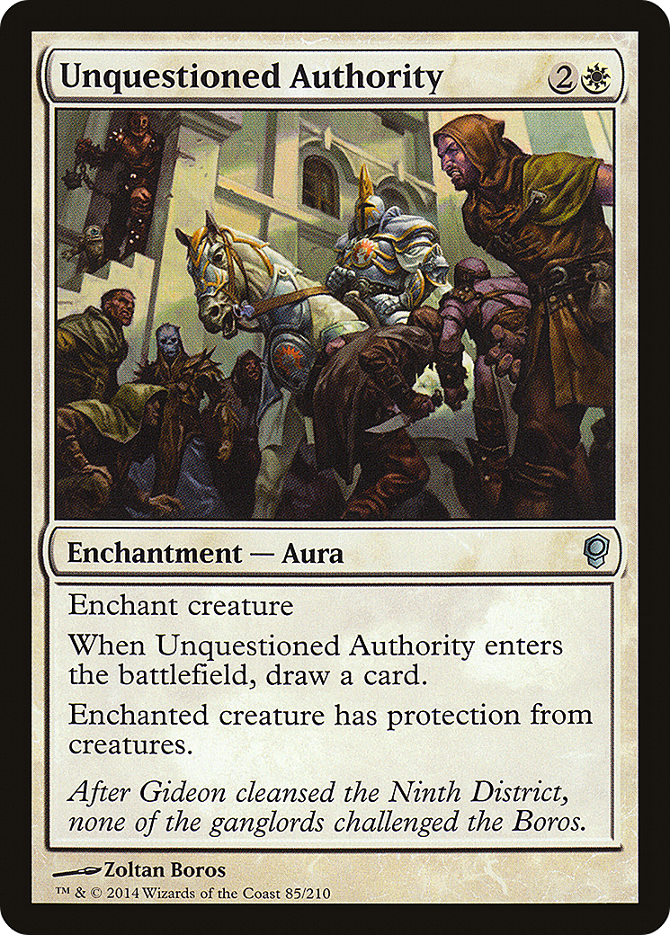 Unquestioned Authority [Conspiracy] Foil