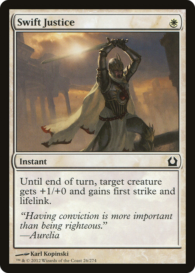 Swift Justice [Return to Ravnica] | Silver Goblin