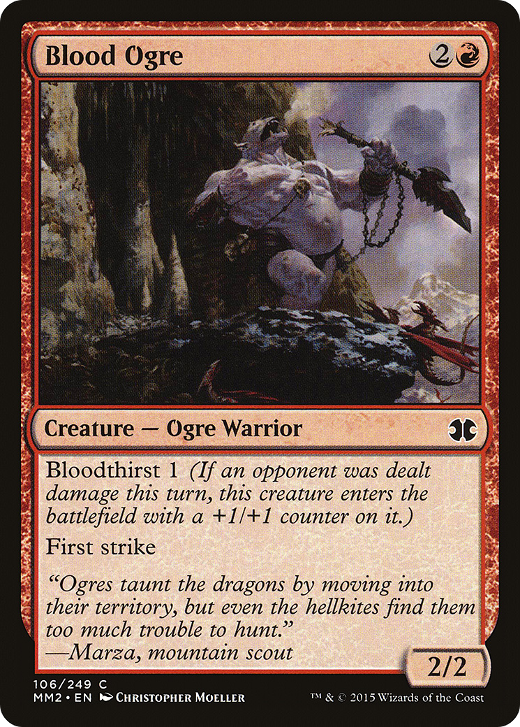 Blood Ogre [Modern Masters 2015] | Silver Goblin