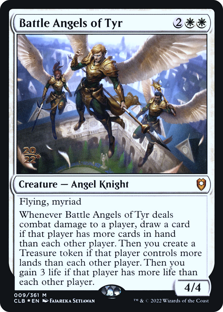 Battle Angels of Tyr [Commander Legends: Battle for Baldur's Gate Prerelease Promos] | Silver Goblin