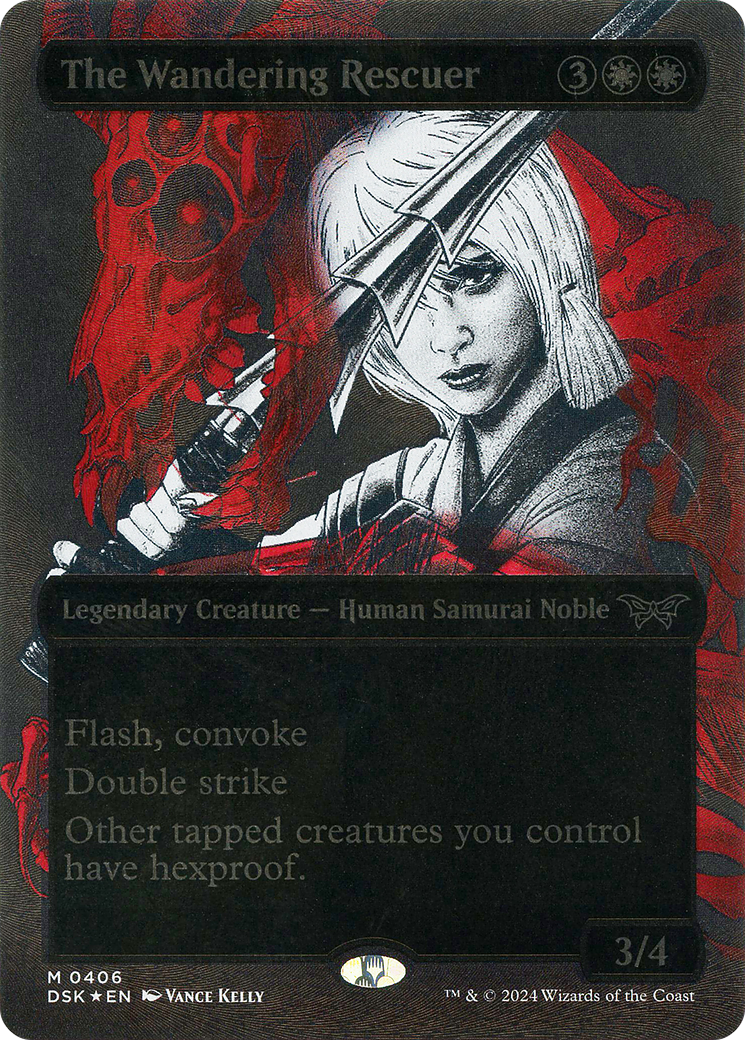 The Wandering Rescuer: (Showcase)(Borderless) Foil (406)