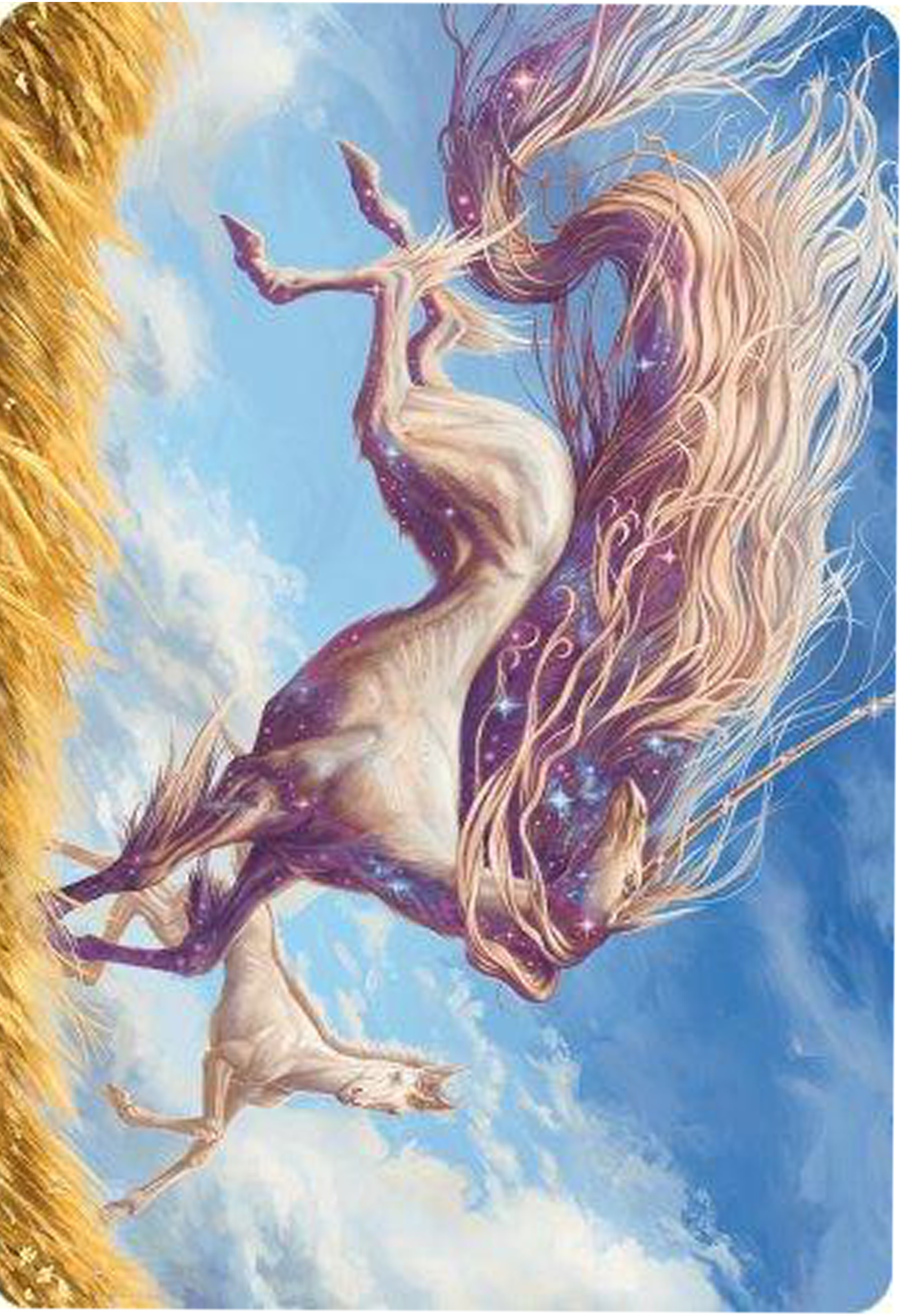 Nyxborn Unicorn Art Card [Modern Horizons 3 Art Series] | Silver Goblin