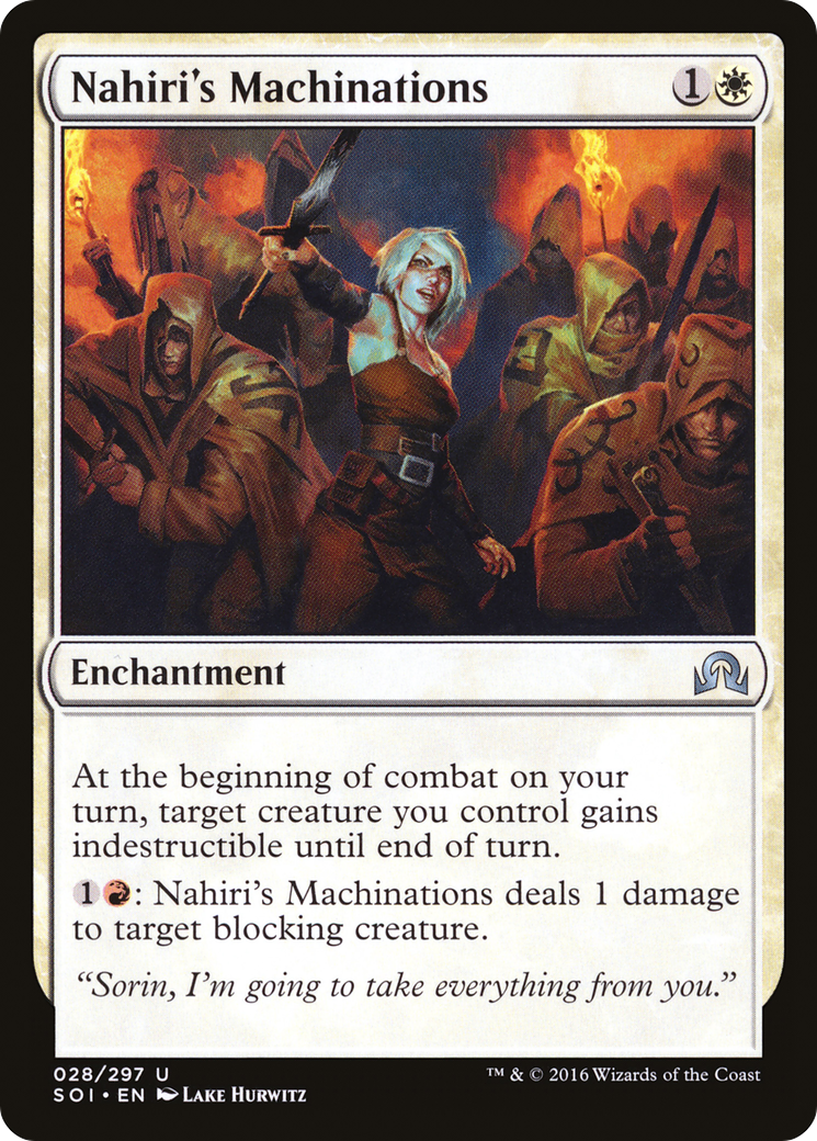 Nahiri's Machinations [Shadows over Innistrad] | Silver Goblin