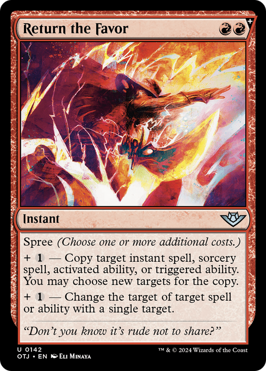 Return the Favor: (spree) (142)