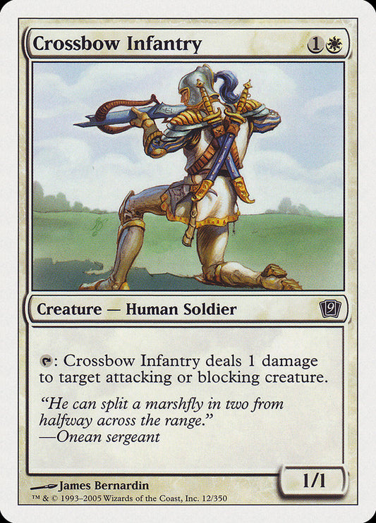 Crossbow Infantry [Ninth Edition] Foil