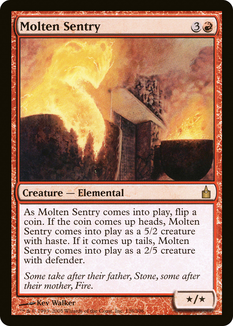 Molten Sentry [Ravnica: City of Guilds] | Silver Goblin