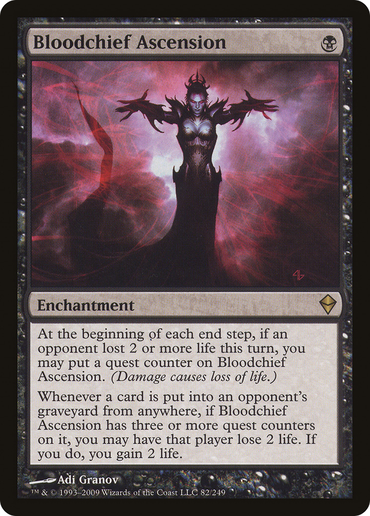 Bloodchief Ascension [Zendikar] | Silver Goblin