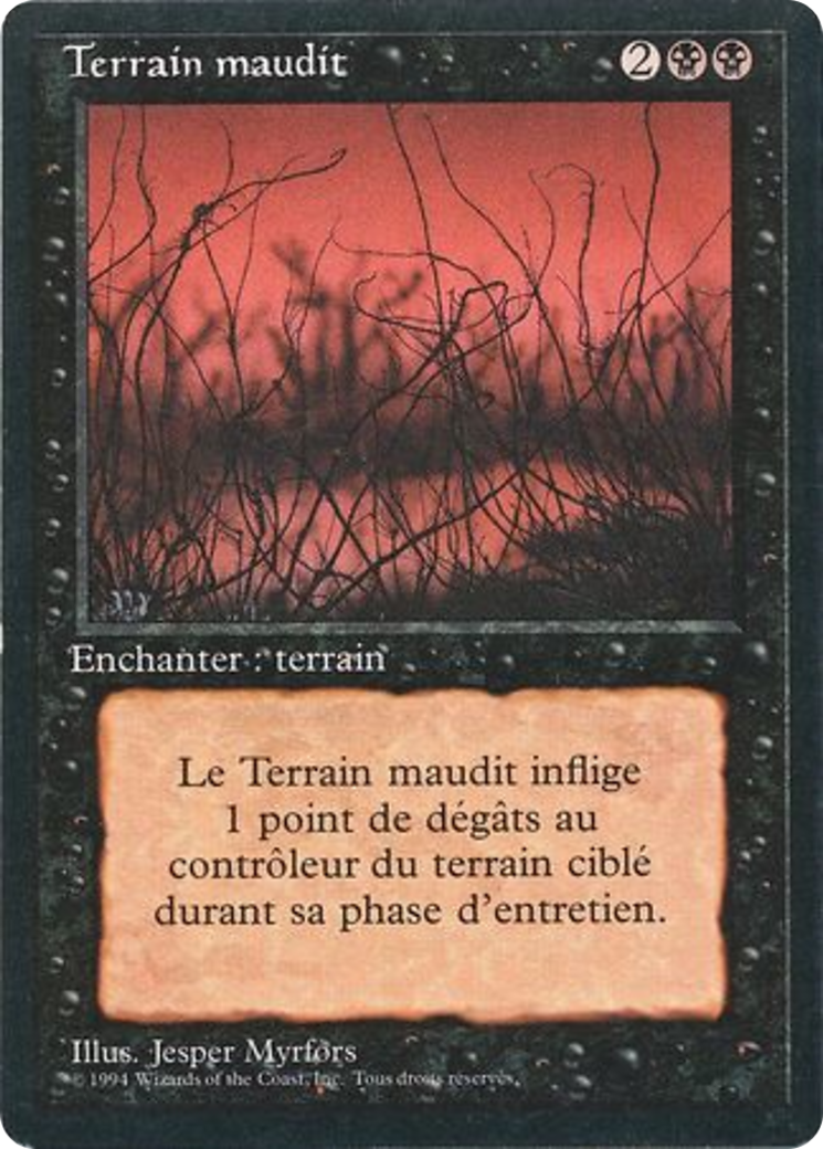 Cursed Land [Foreign Black Border] | Silver Goblin