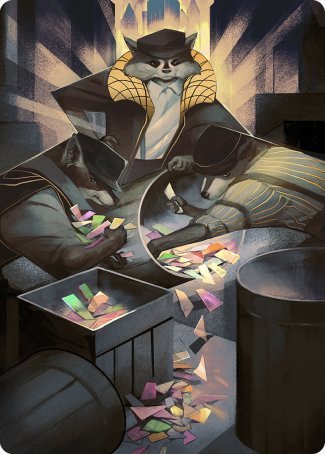 Masked Bandits Art Card [Streets of New Capenna Art Series] | Silver Goblin