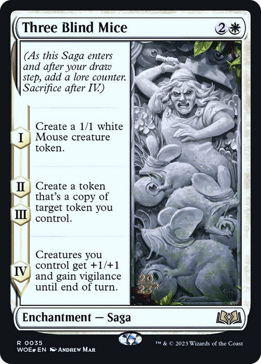 Three Blind Mice [Wilds of Eldraine Prerelease Promos]