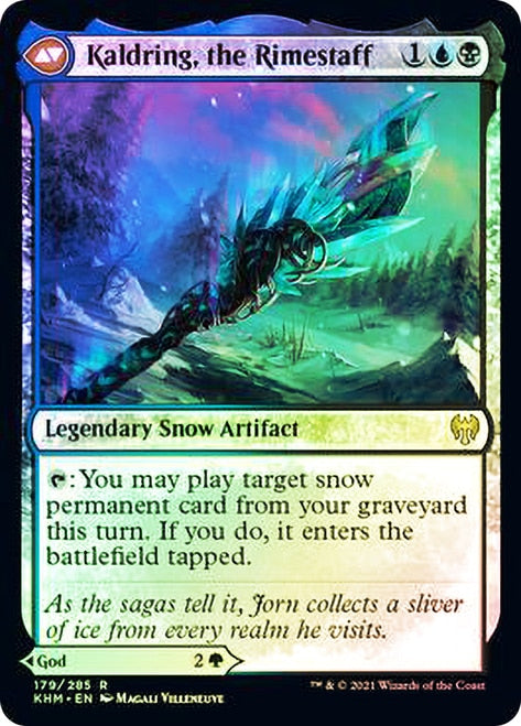 Jorn, God of Winter // Kaldring, the Rimestaff [Kaldheim Prerelease Promos] | Silver Goblin