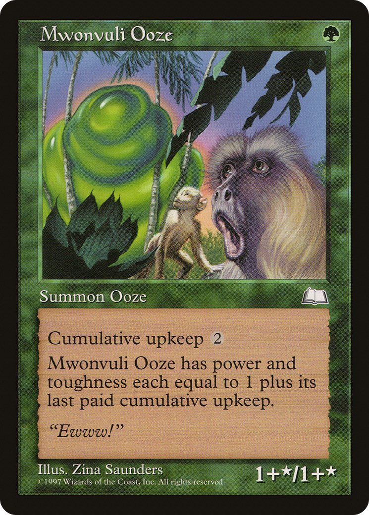 Mwonvuli Ooze [Weatherlight] | Silver Goblin