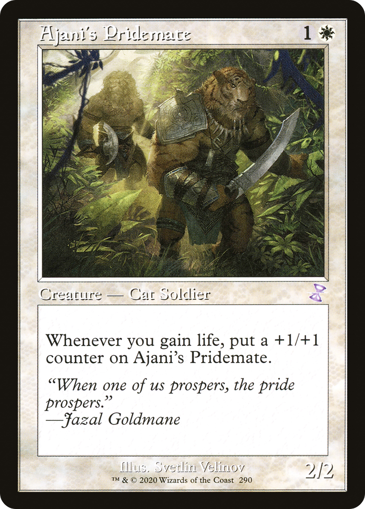 Ajani's Pridemate (Timeshifted) [Time Spiral Remastered] | Silver Goblin