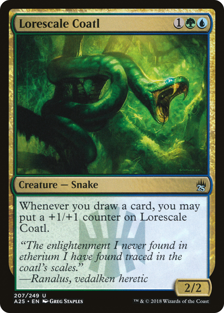 Lorescale Coatl [Masters 25] | Silver Goblin