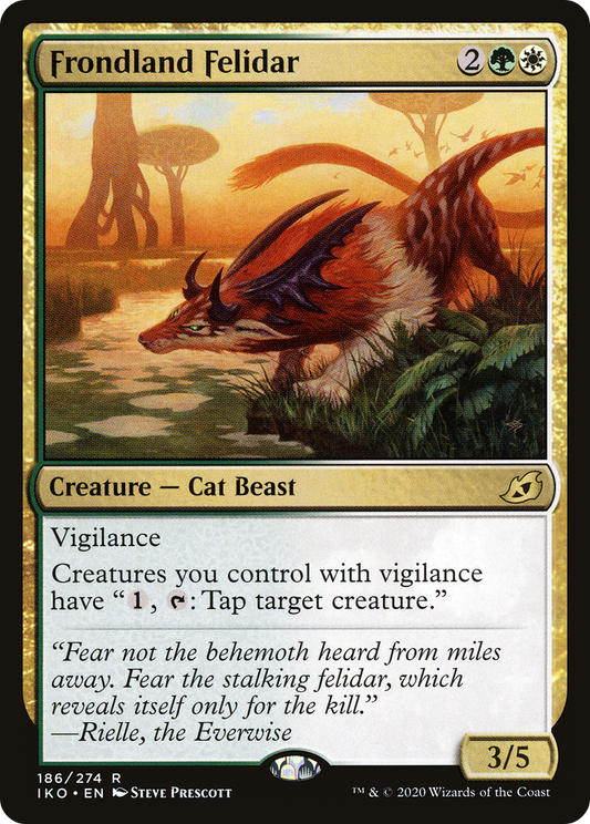 Frondland Felidar [Ikoria: Lair of Behemoths] Foil