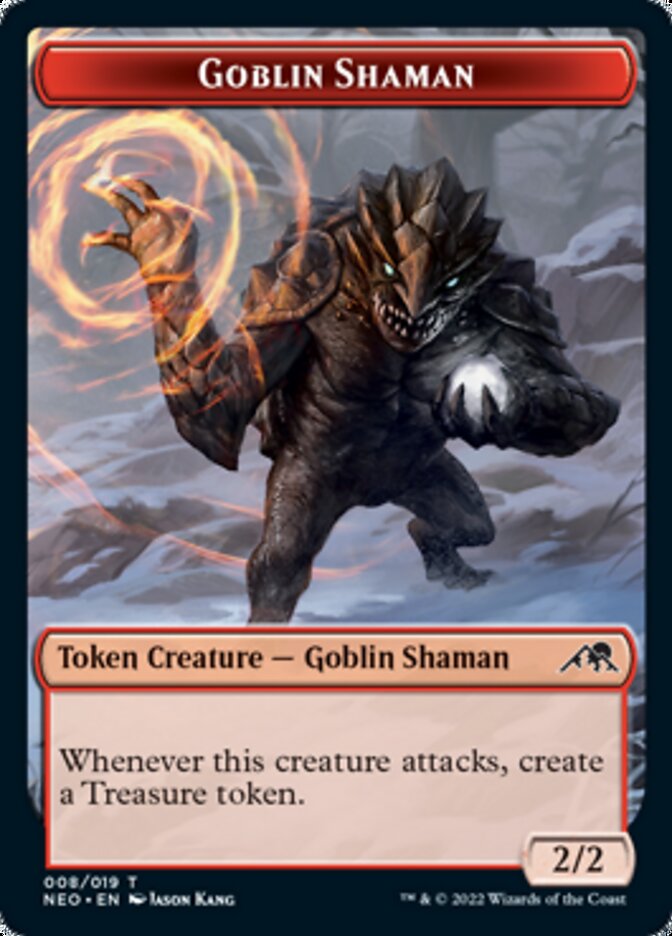 Goblin Shaman Token [Kamigawa: Neon Dynasty Tokens] | Silver Goblin