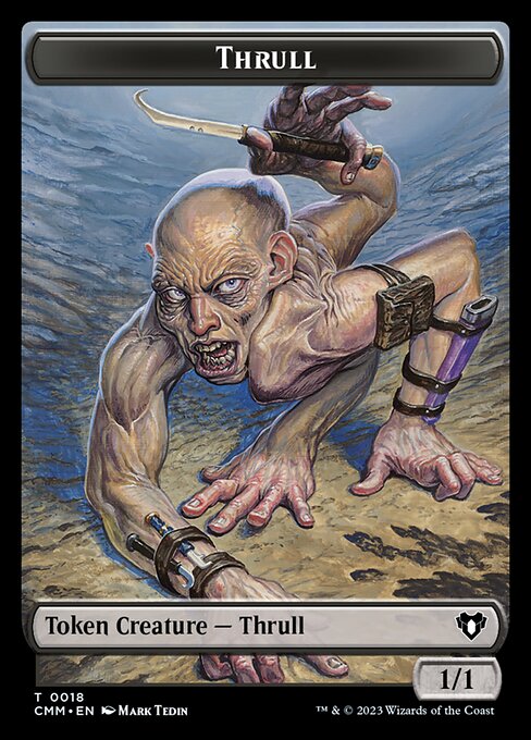 Zombie (0019) // Thrull Double-Sided Token [Commander Masters Tokens] | Silver Goblin