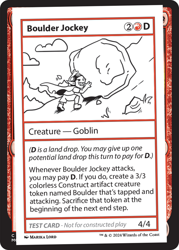 Boulder Jockey [Mystery Booster 2 Playtest Cards] | Silver Goblin