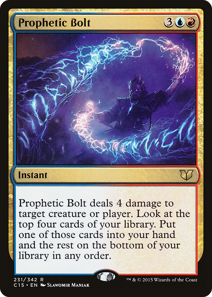 Prophetic Bolt [Commander 2015] | Silver Goblin