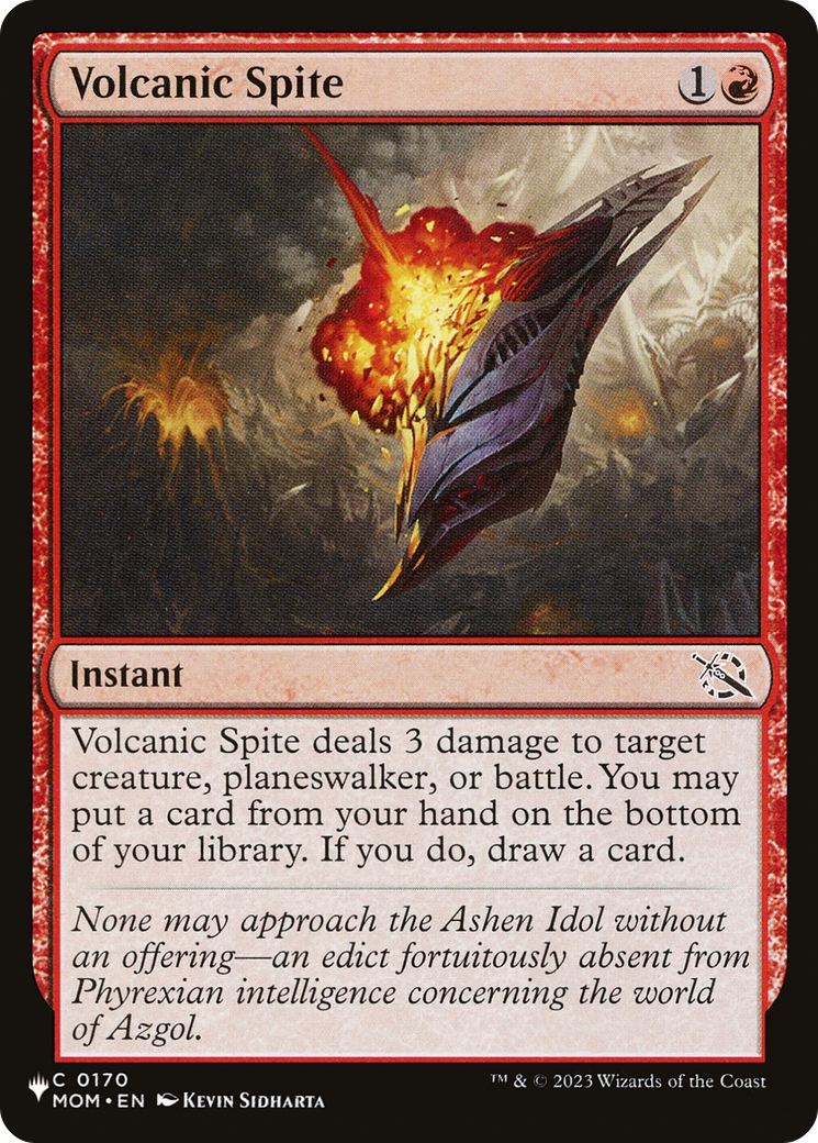 Volcanic Spite [The List] | Silver Goblin