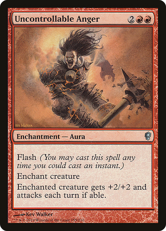 Uncontrollable Anger [Conspiracy] Foil