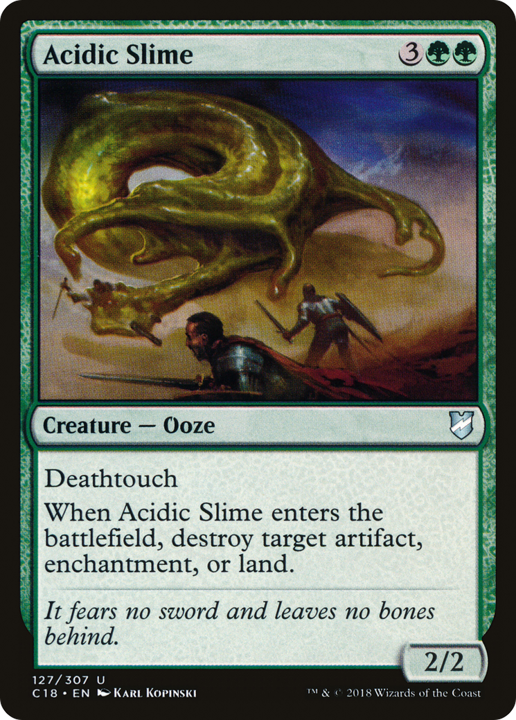 Acidic Slime [Commander 2018] | Silver Goblin